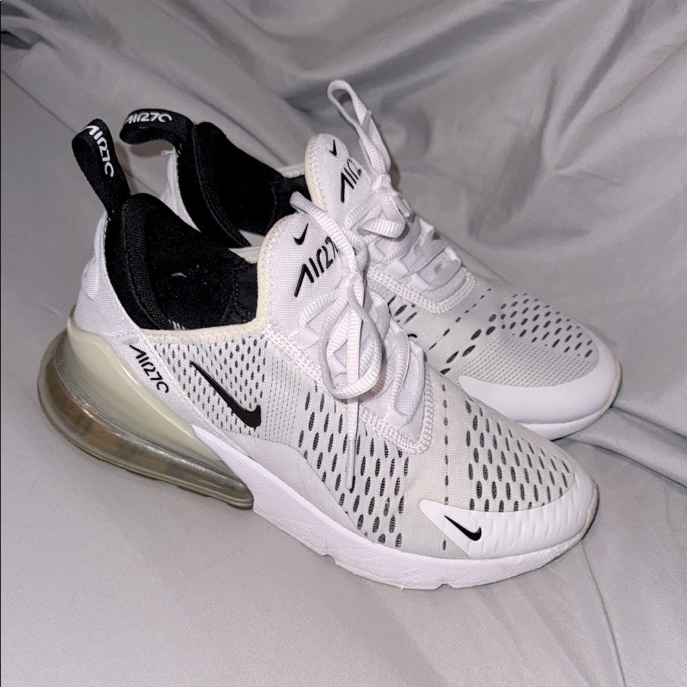 white nike air max 270